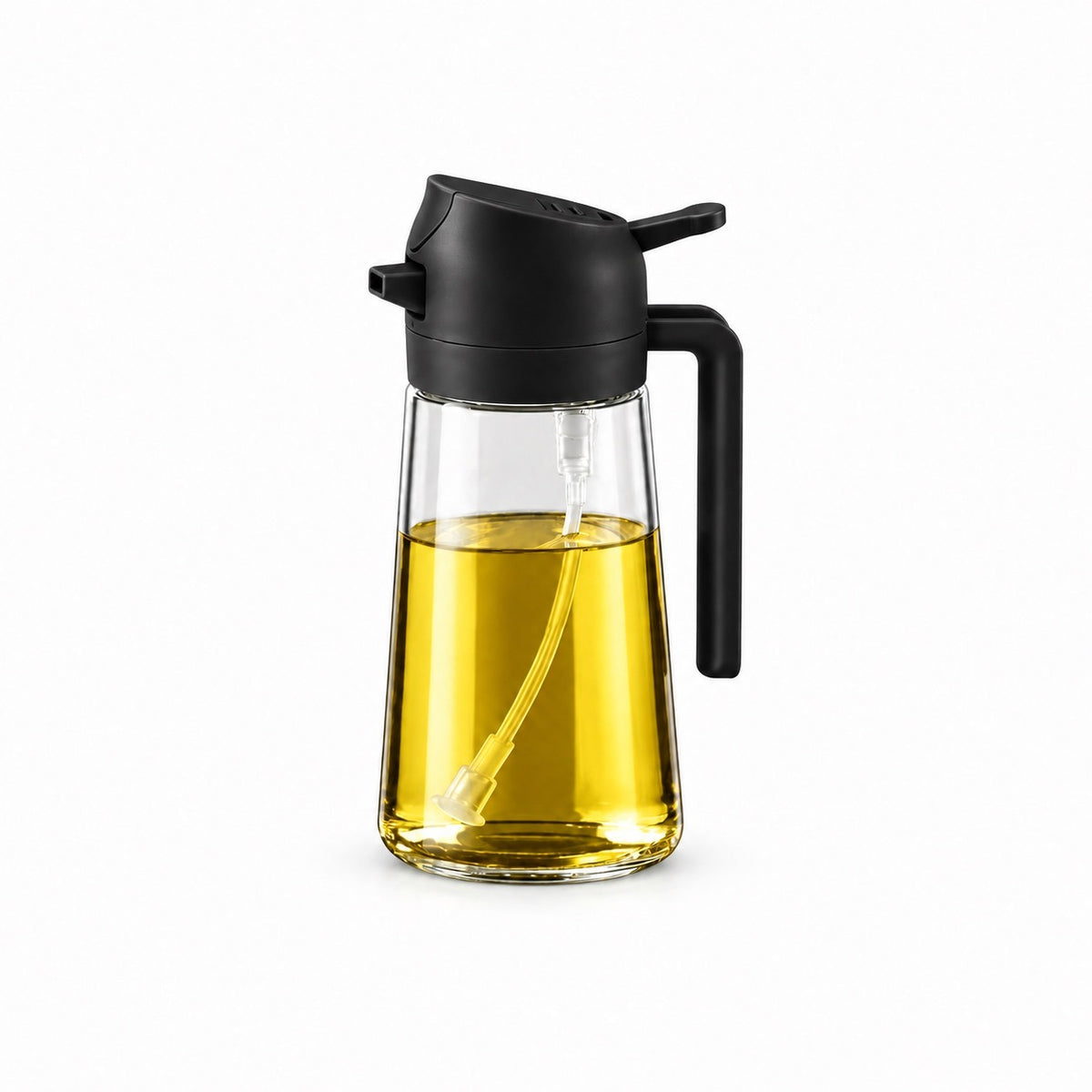 2-in-1 Oil Sprayer and Pourer, Black