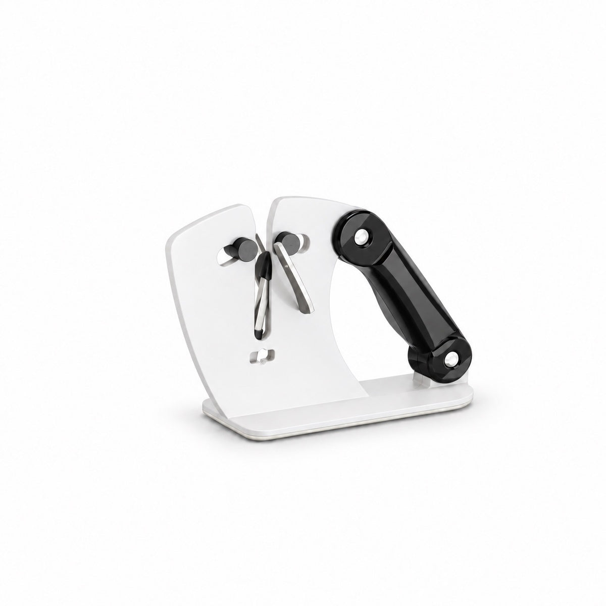 Adjustable Angle Knife Sharpener, 22 to 46 Degrees, White
