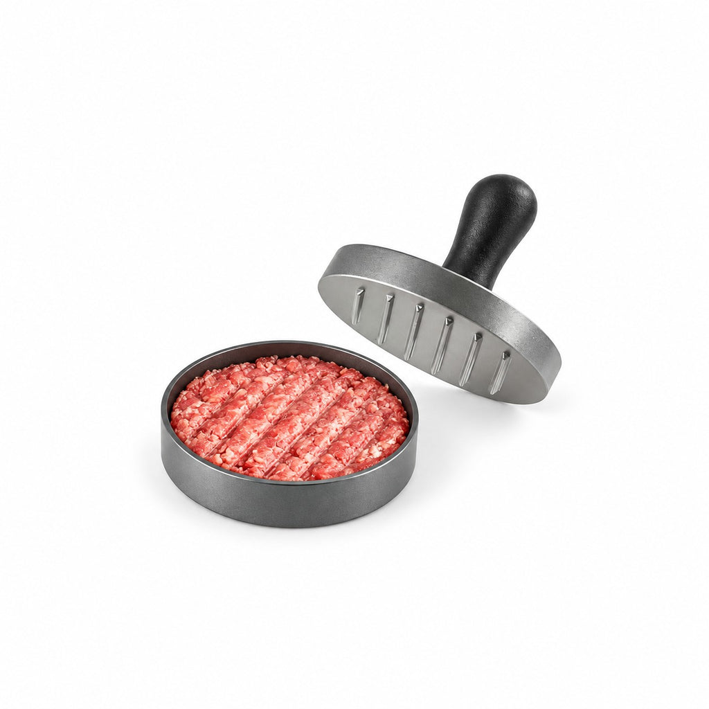 Aluminum Alloy Burger Patty Press with Detachable Arm