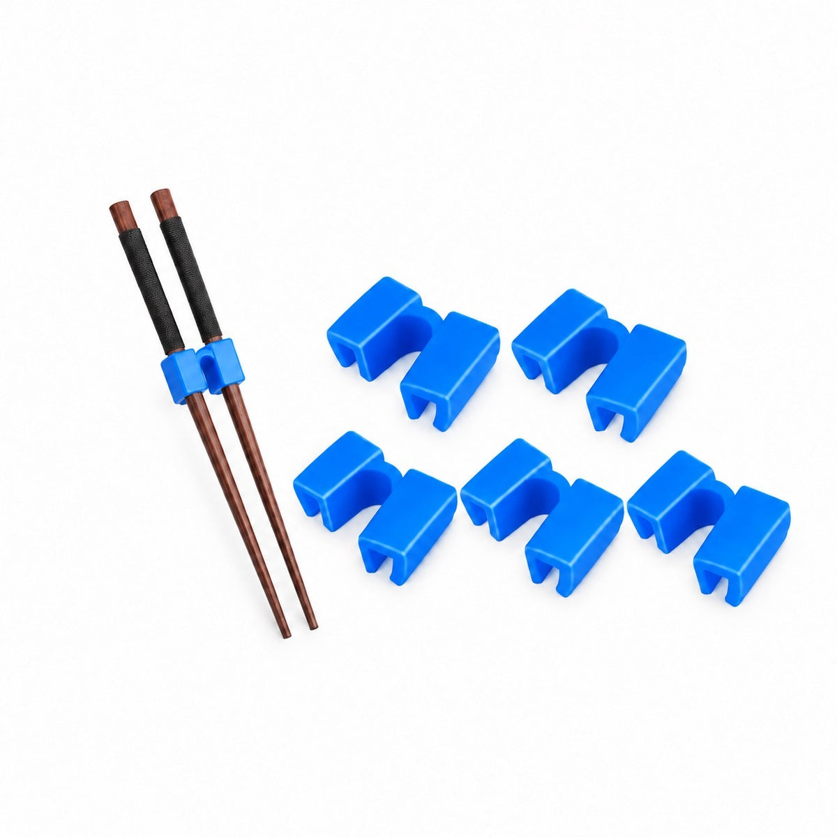 Chopstick Training Helpers, 5 Pack, Blue