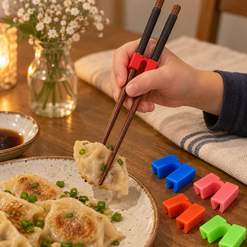 Chopstick Training Helpers, 5 Pack in a home kitchen