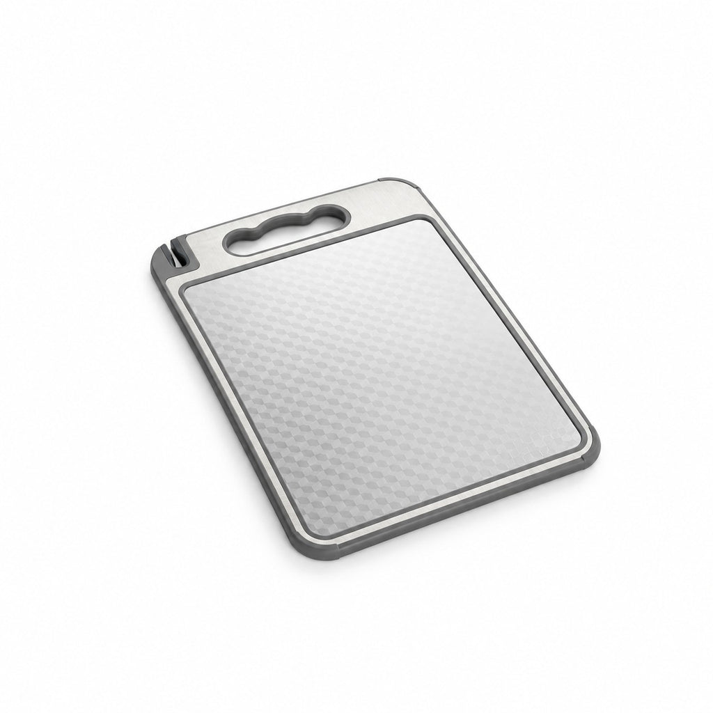 Double-Sided Cutting Board with Knife Sharpener