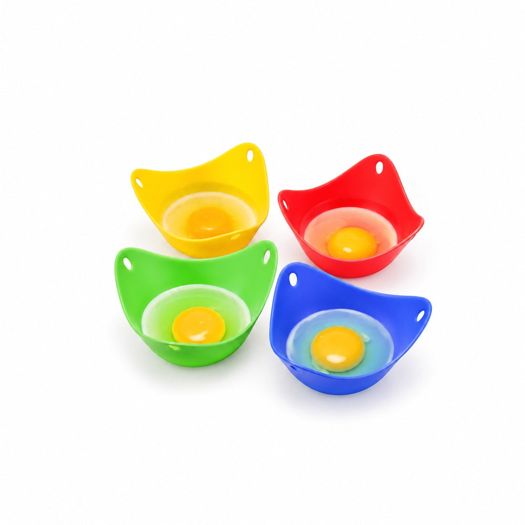 Stackable Egg Poacher Cups Set for Eggs Benedict and Brunch