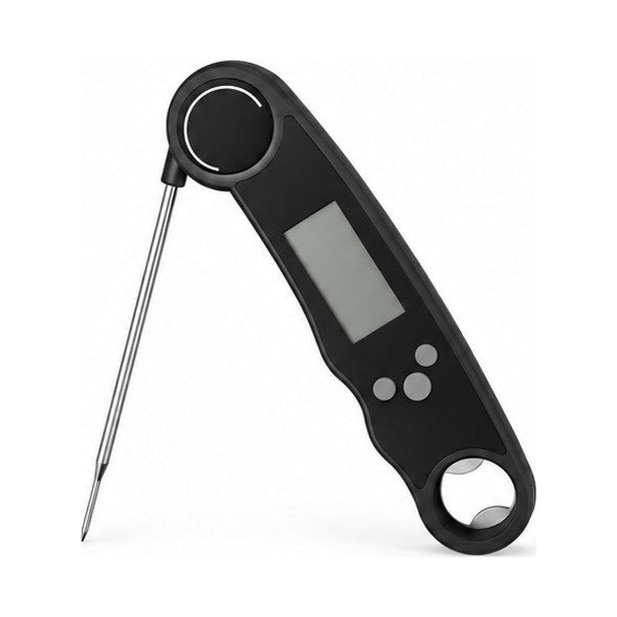 Instant-Read Meat Thermometer, Black