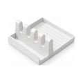 Lid and Spoon Rest with 4 Slots, White