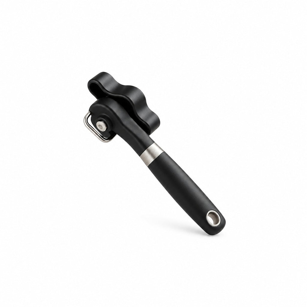 Manual Smooth-Edge Can Opener with Non-Slip Handle