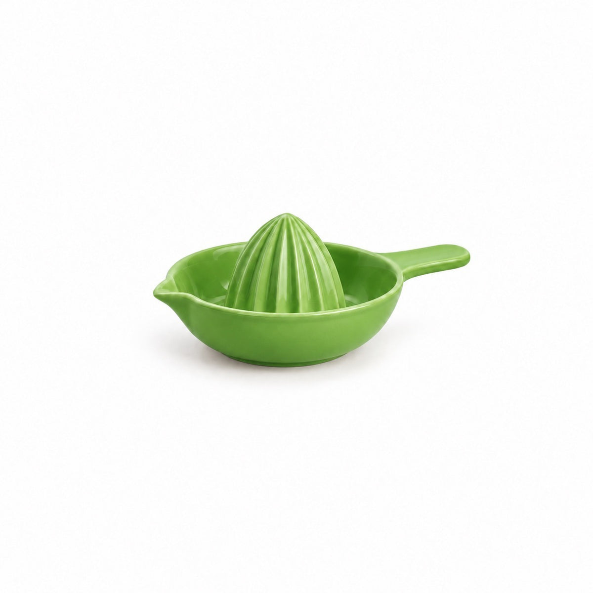 Manual Citrus Juicer with Pour Spout, Green