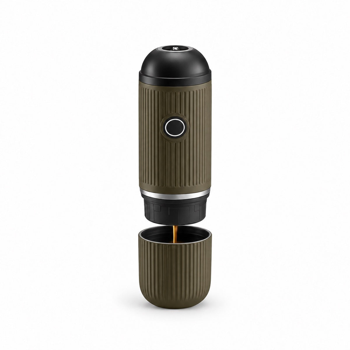Portable Rechargeable Espresso Maker, Dark Khaki