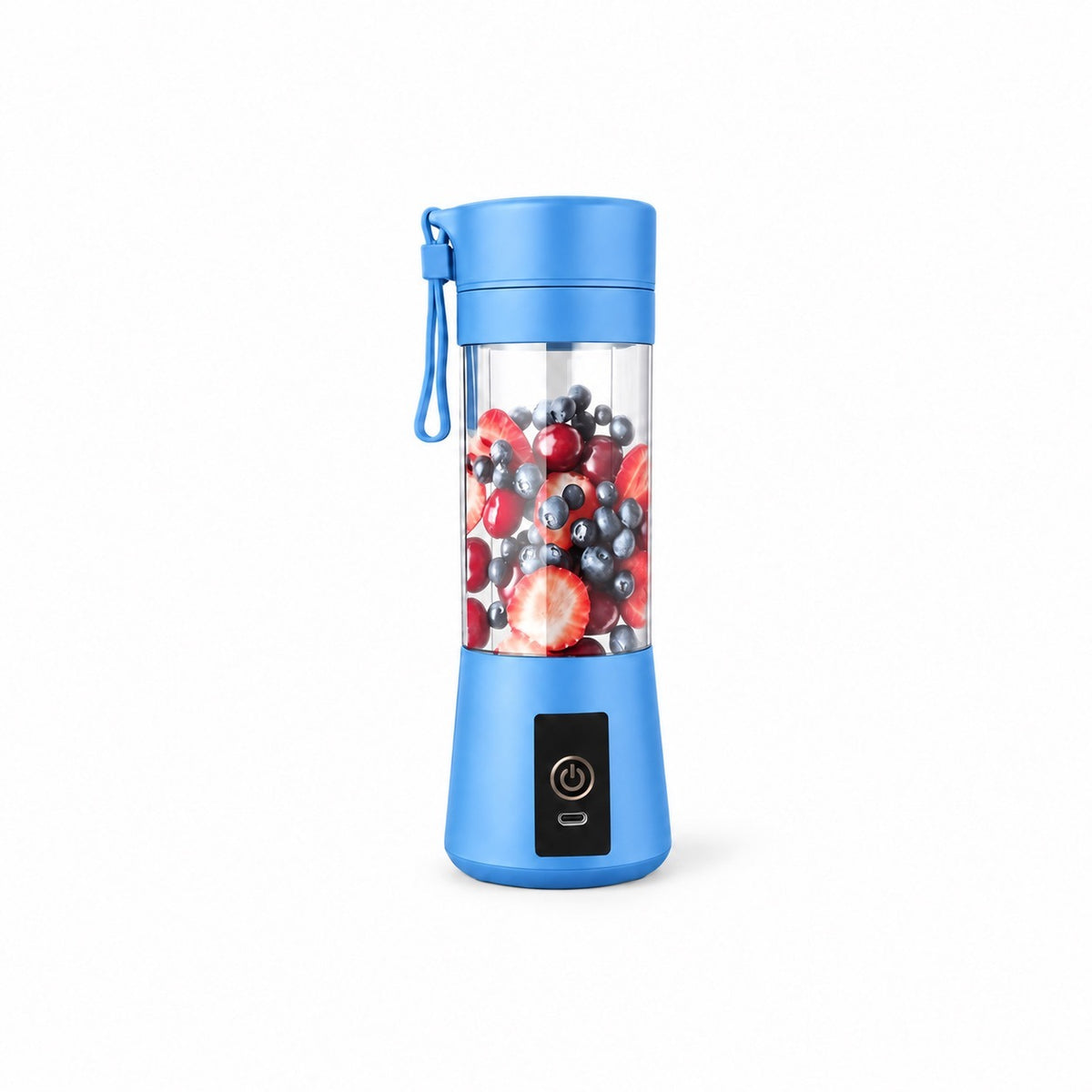 Portable USB Rechargeable Blender, 380 ml, Blue