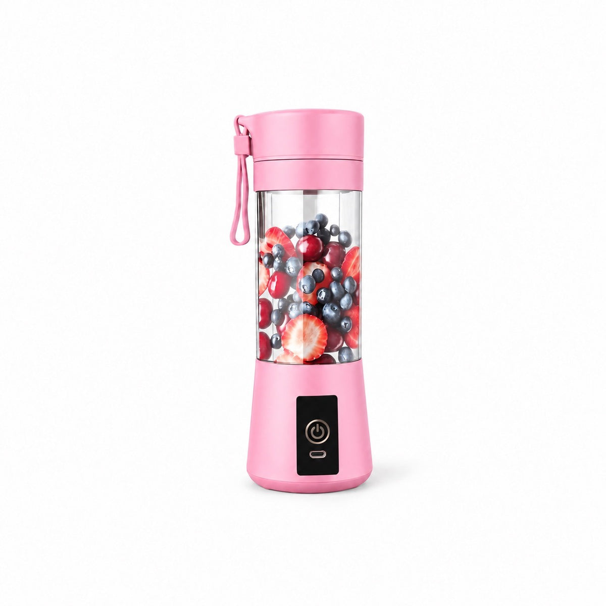 Portable USB Rechargeable Blender, 380 ml, Pink