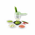 Rechargeable 5-in-1 Electric Vegetable Chopper with Clear Container