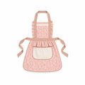 Retro Floral Ruffle Apron with Large Pocket