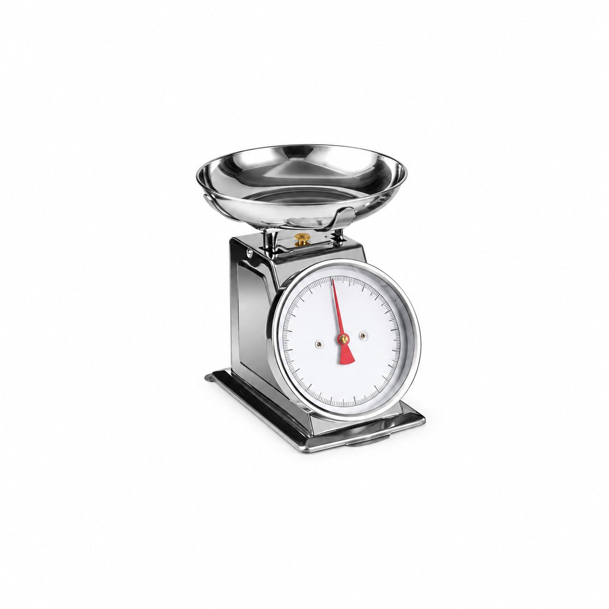 Retro Mechanical Kitchen Scale with Bowl