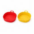 Reusable Silicone Air Fryer Liners Set of 2 with Handles