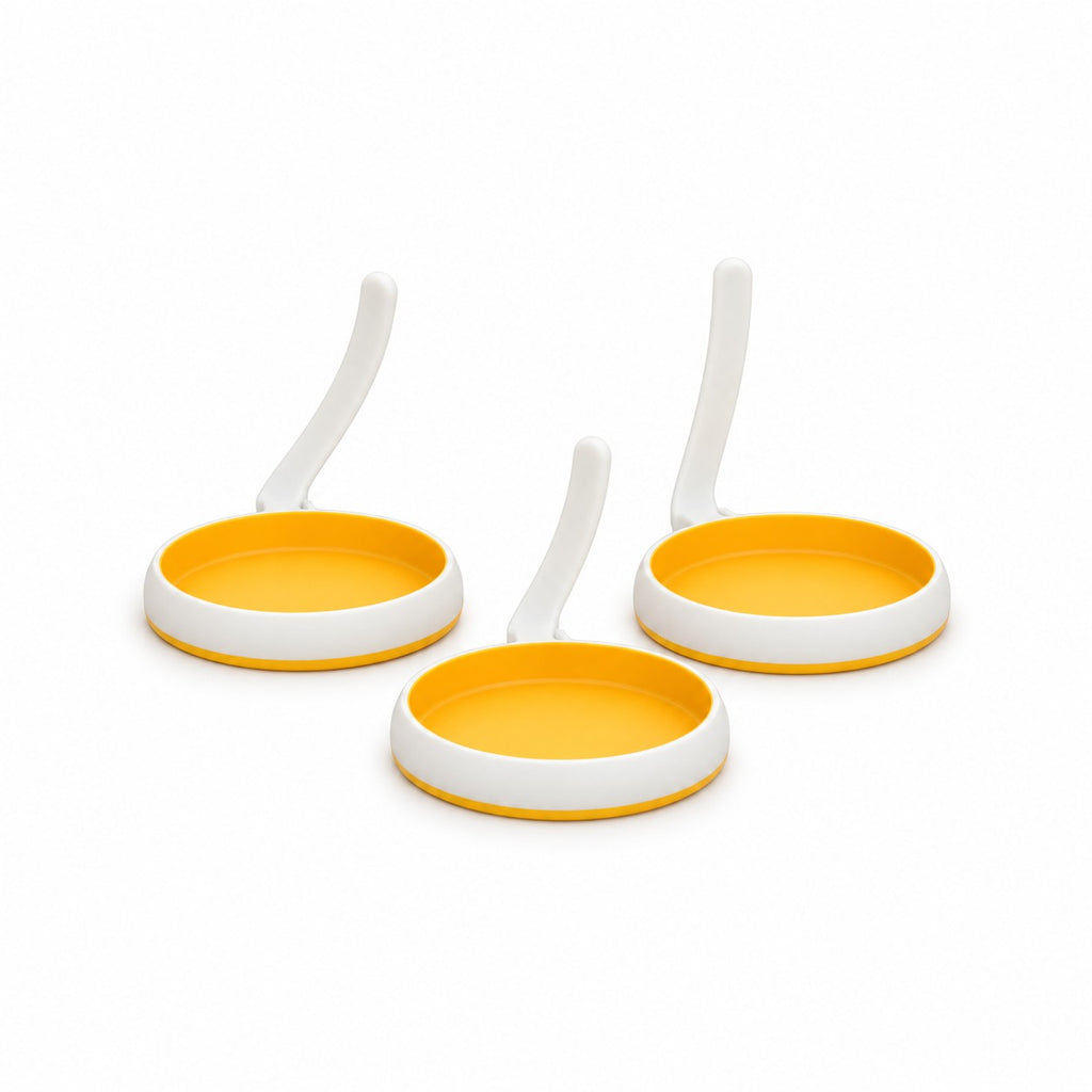 4-Inch Silicone Egg and Pancake Rings for Breakfast Sandwiches