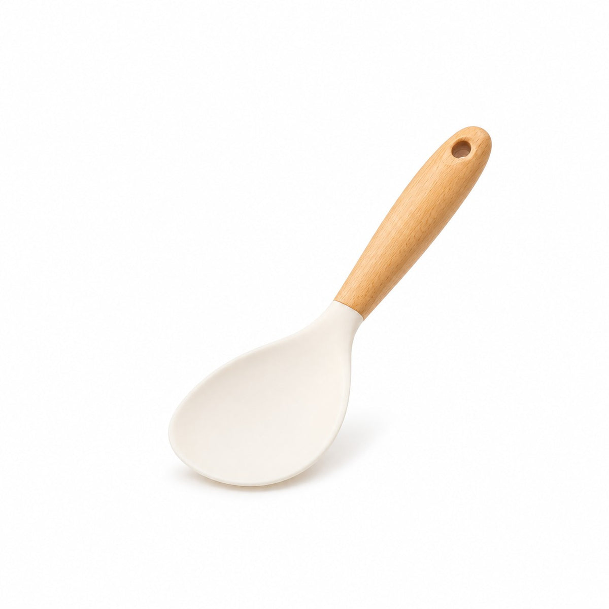 Silicone Rice Paddle with Wood Handle