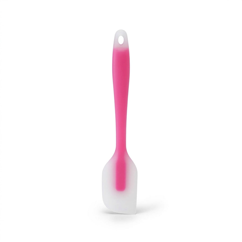 Flexible Silicone Spatula for Mixing and Folding, Pink
