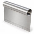 Stainless Steel Bench Scraper with Measuring Scale