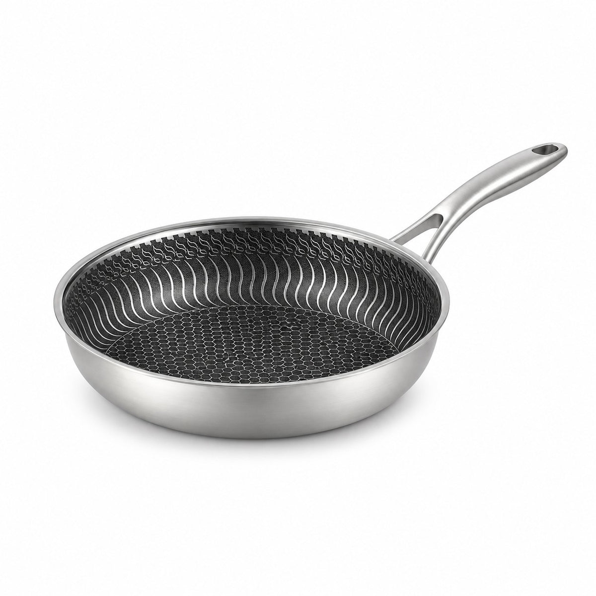 Oven-Safe Induction Stainless Steel Frying Pan