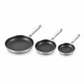 Stainless Steel Honeycomb Non-Stick Frying Pan with Removable Handle