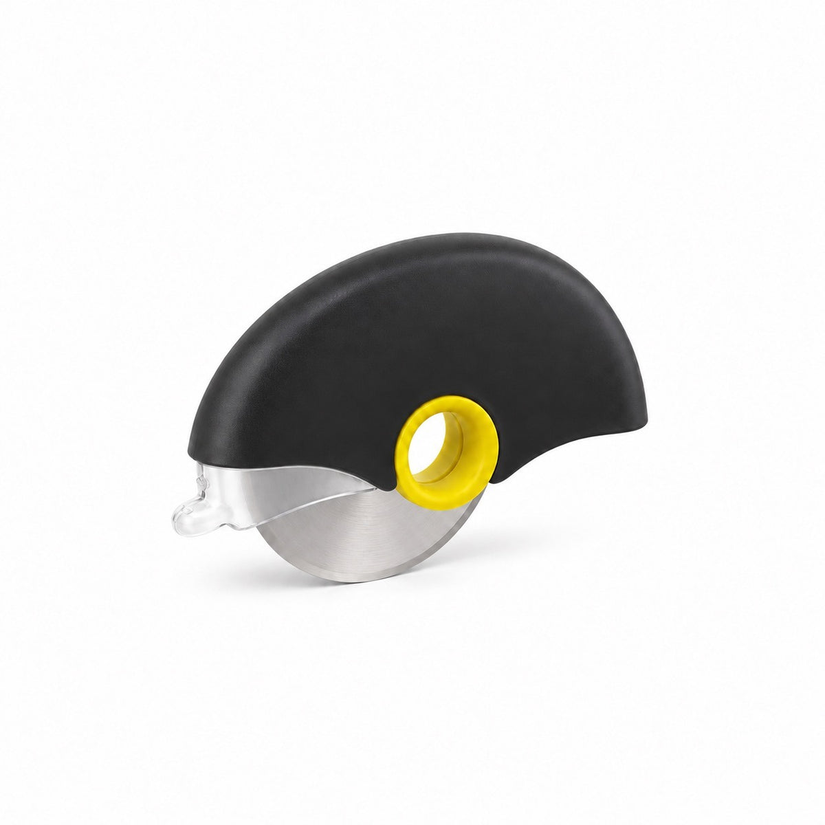 Stainless Steel Pizza Cutter Wheel with Cover, Yellow