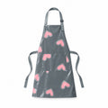Waterproof Kitchen Apron, Heart or Daisy Print