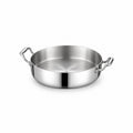 Wide Stainless Steel Soup Pot with Two Handles