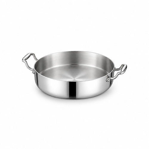 Wide 316 Stainless Steel Soup Pot with Two Handles