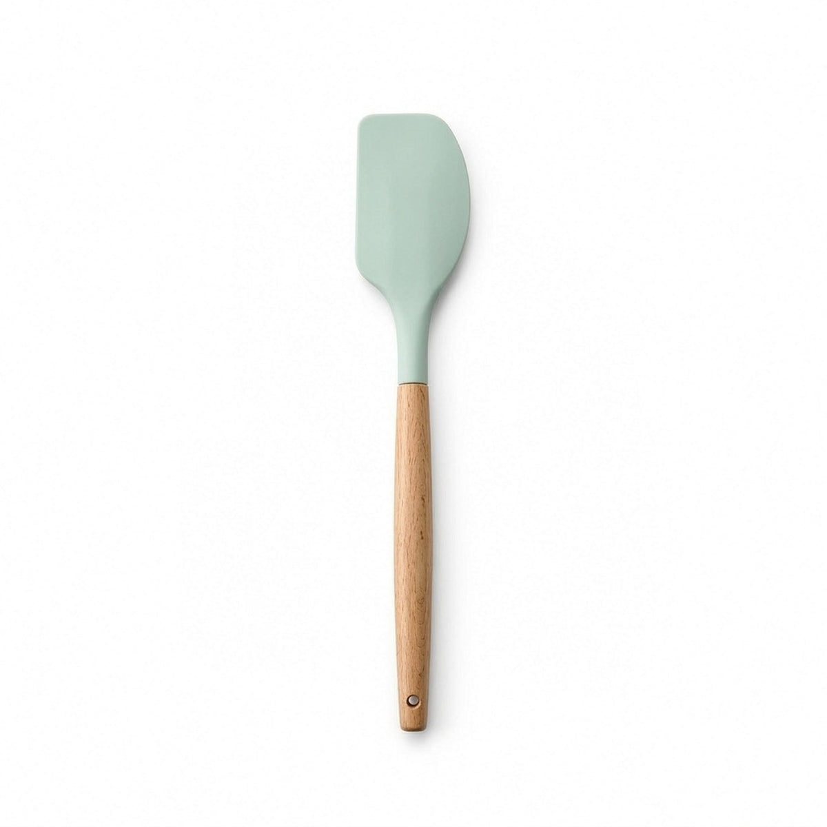 Wood-Handle Silicone Utensils, Scraper